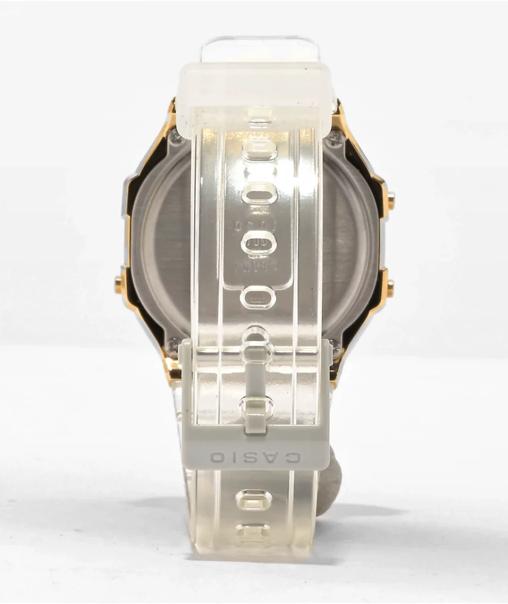 Casio Retro Gold Transparent  |  كاسيو ذهبية شفاف - Image 2