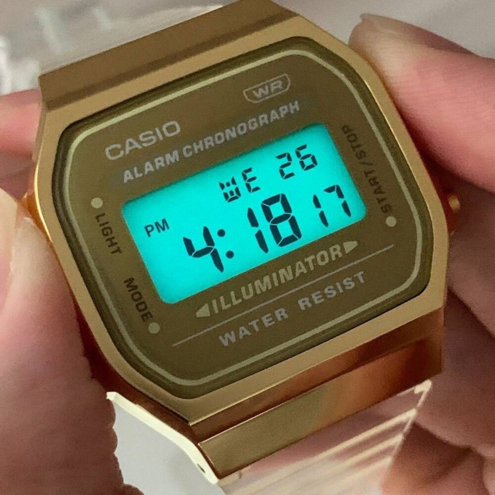 Casio Retro Gold Transparent  |  كاسيو ذهبية شفاف - Image 7