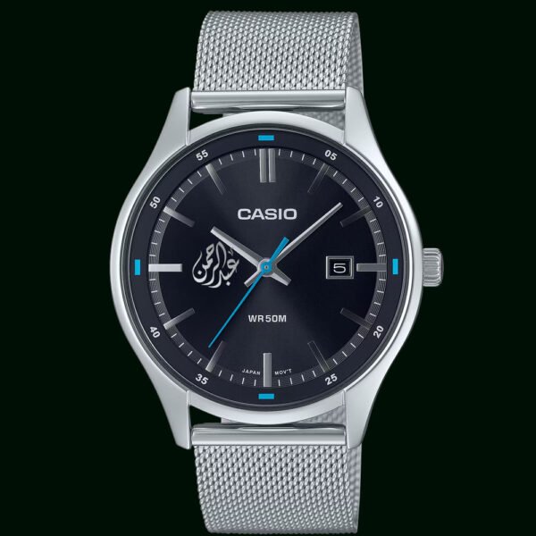 Casio Mash Silver Black Dial