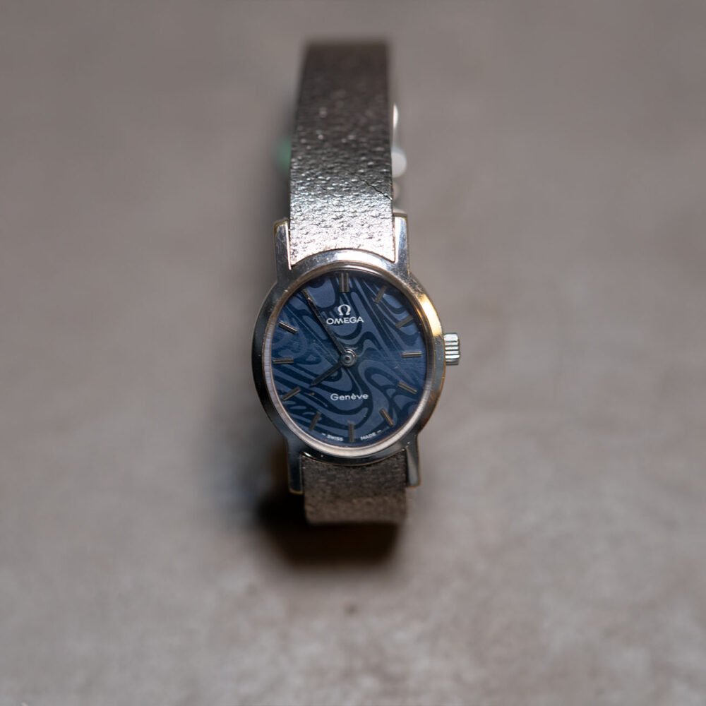 OMEGA Geneve 20mm Blue Dial