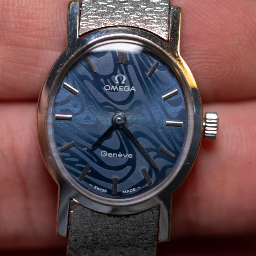OMEGA Geneve 20mm Blue Dial - Image 5