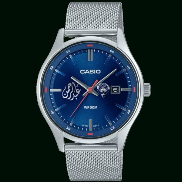 Casio Mash Silver Blue Dial