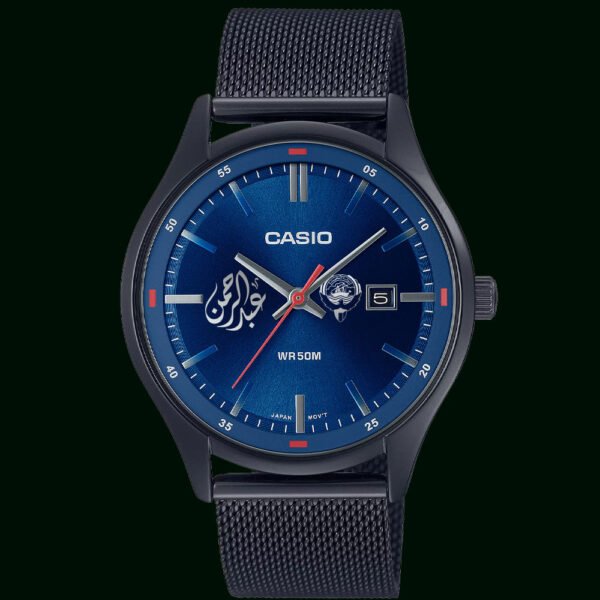 Casio Mash Black Blue Dial