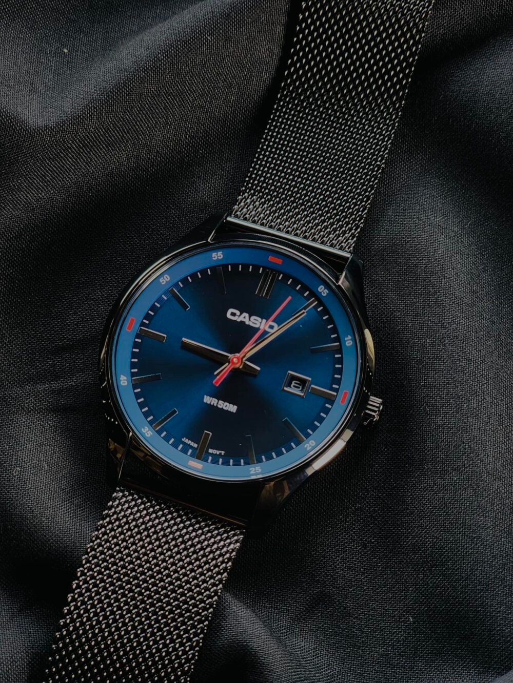 Casio Mash Black Blue Dial - Image 3