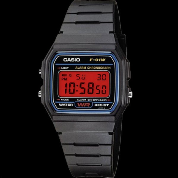 Color Casio Black Rubber