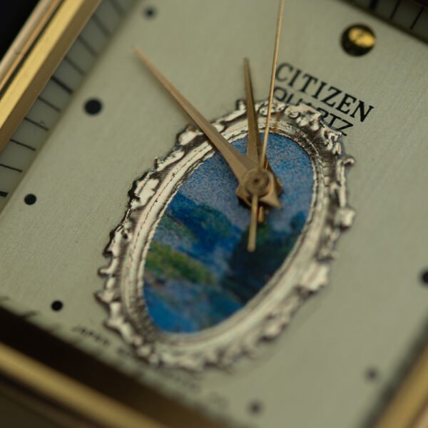 Alternative view of Citizen Vintage 1980 Gold Framed Artistic Dial | ساعة ستيزين فنتج 1980 بإطار فني ذهبي