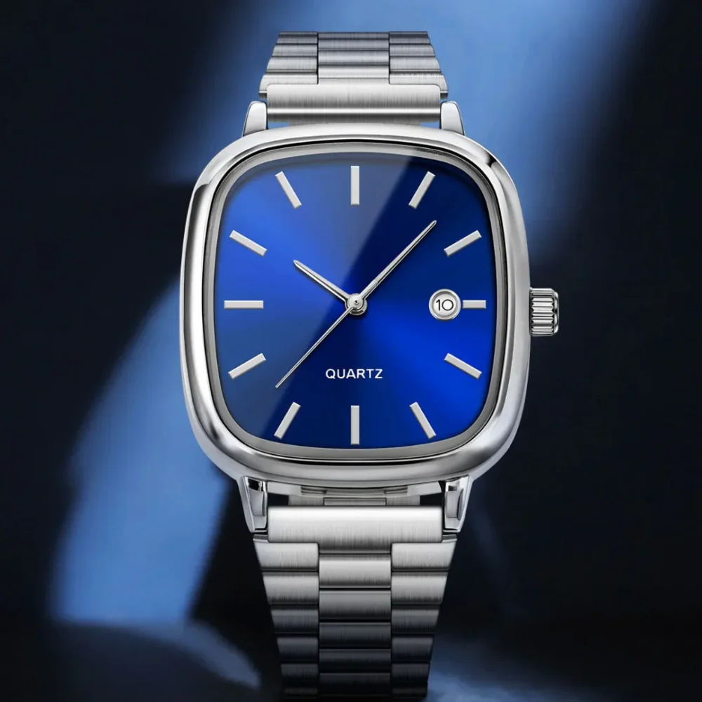 No Brand Blue man Watch - Image 3