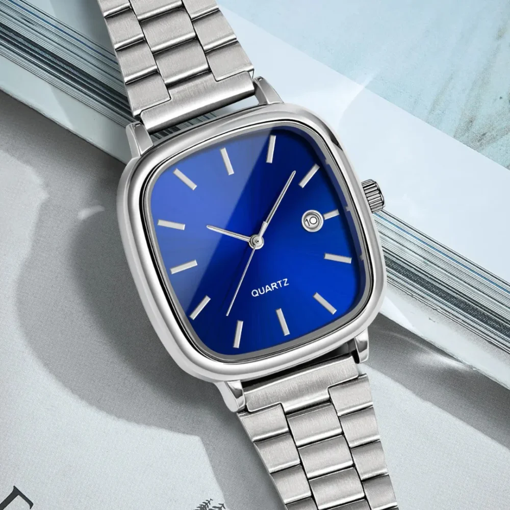 No Brand Blue man Watch - Image 4