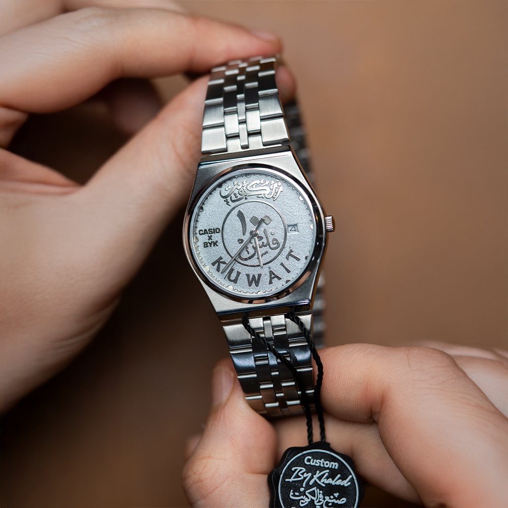 100 Fils Dial Custom Casio x Byk  | كاسيو ١٠٠ فلس مقاس 35مم - Image 6