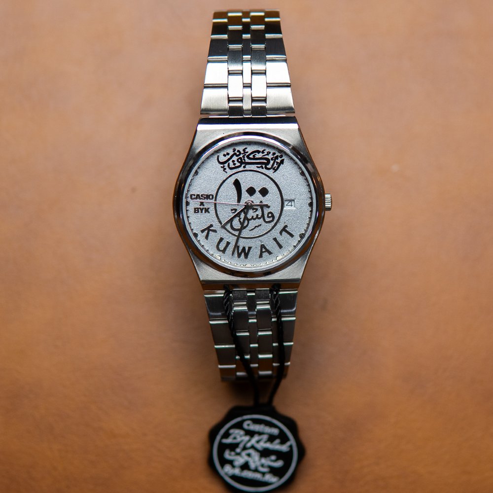 100 Fils Dial Custom Casio x Byk  | كاسيو ١٠٠ فلس مقاس 35مم - Image 5