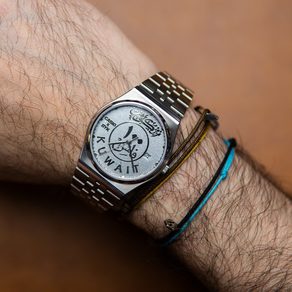 100 Fils Dial Custom Casio x Byk  | كاسيو ١٠٠ فلس مقاس 35مم - Image 4