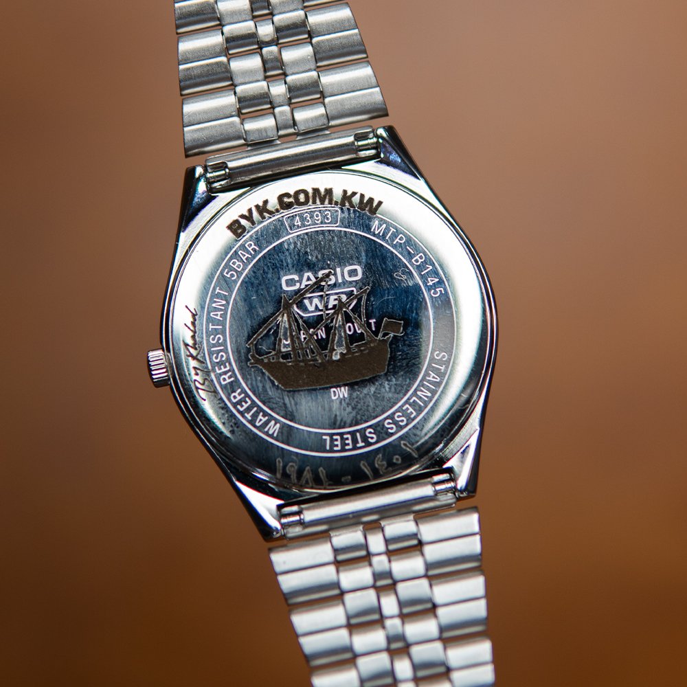100 Fils Dial Custom Casio x Byk  | كاسيو ١٠٠ فلس مقاس 35مم - Image 3