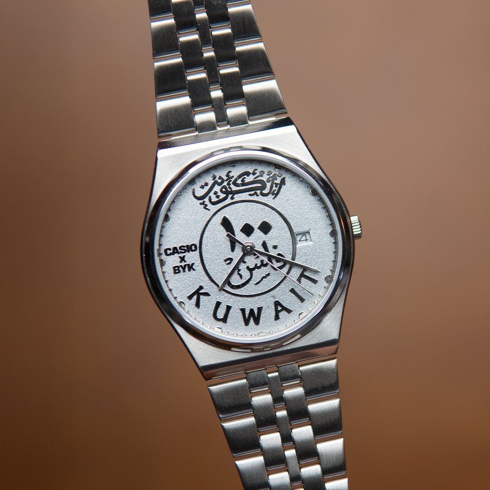 100 Fils Dial Custom Casio x Byk  | كاسيو ١٠٠ فلس مقاس 35مم