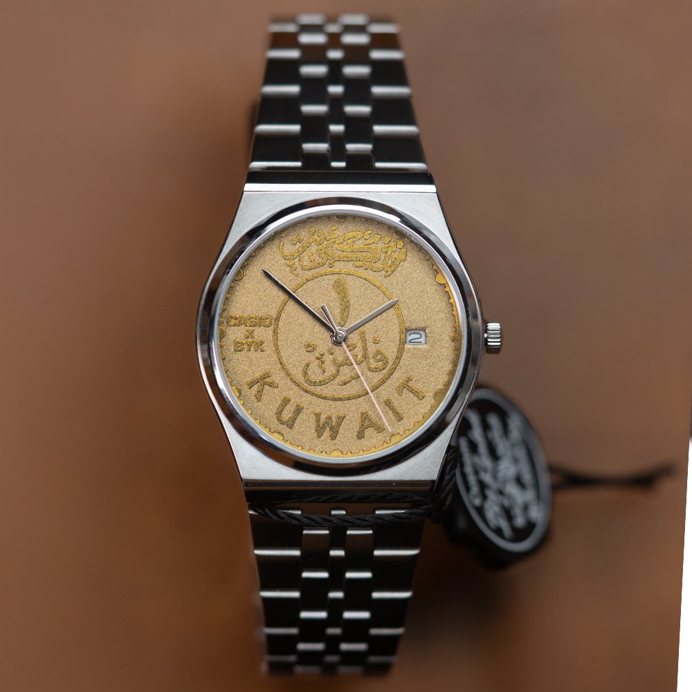 1 Fils Dial Custom Casio x Byk  | كاسيو ١ فلس مقاس 35مم - Image 6