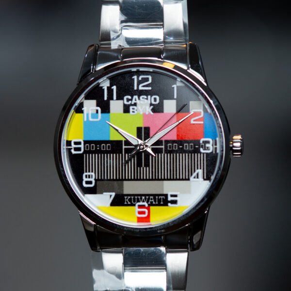 Casio Retro Kuwait TV Color Bar Watch - Arabic Dial | ساعة كاسيو بتصميم شاشة تلفزيون الكويت