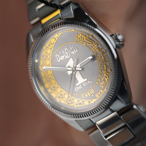 1 Saudi Riyal Dial Custom Casio x Byk  | كاسيو ١ ريال سعودي