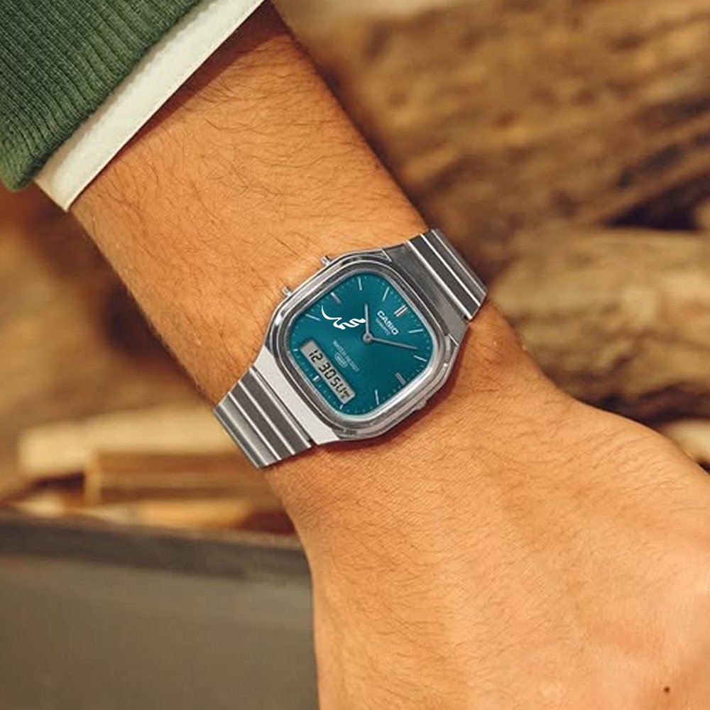 Vintage Square Teal - Image 2