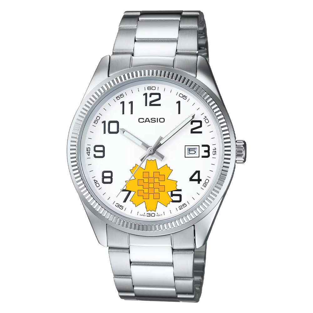 1 ساعة كاسيو زهرة العرفج مقاس ٣٠مم نسائي