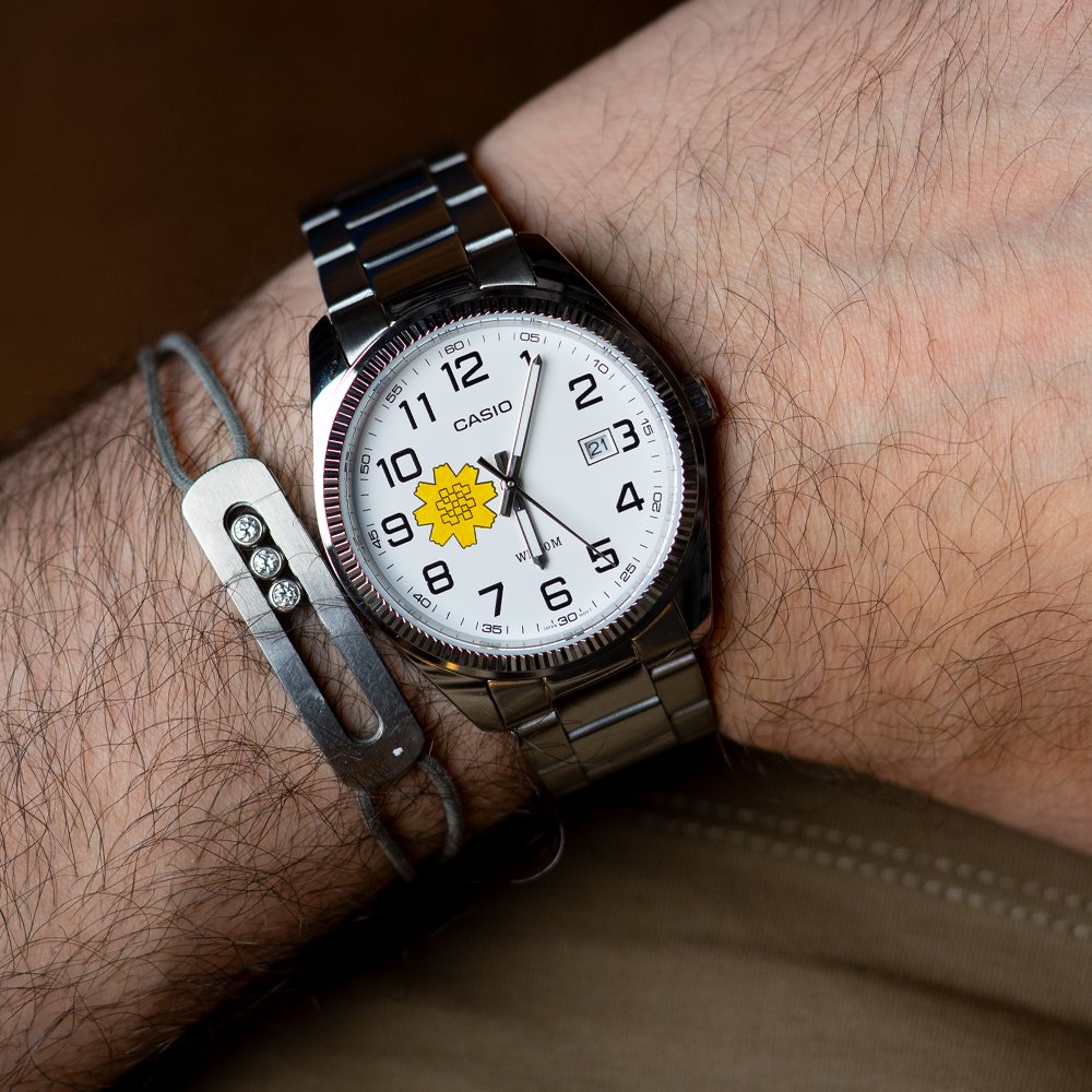 1 ساعة كاسيو زهرة العرفج - Image 4