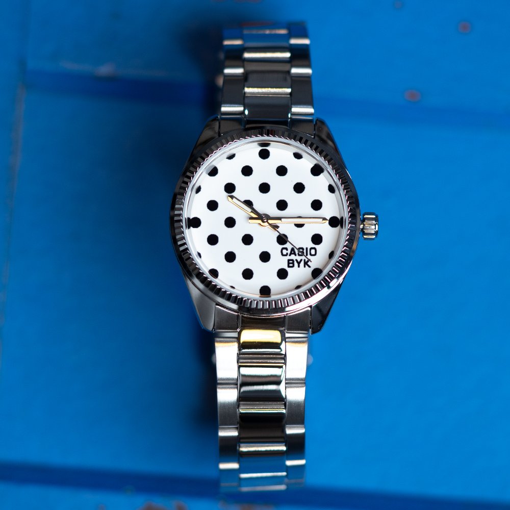 Polka Dot Dial Women Casio Watch 30mm - Image 3