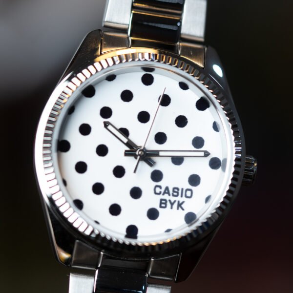 Polka Dot Dial Women Casio Watch 30mm