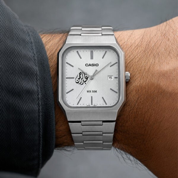 Casio Enticer Men Rectangular Silver Dial