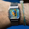 1 Summer Square Art Casio Watch - Image 4