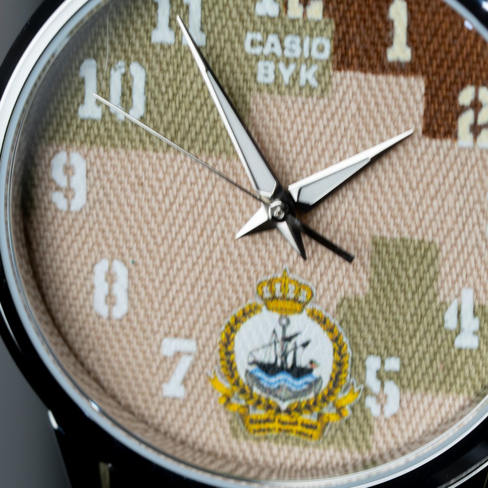Uniform Army Kuwait Navy Force Logo | كاسيو بدلة رقم ٣ بشعار القوة البحرية الكويتية