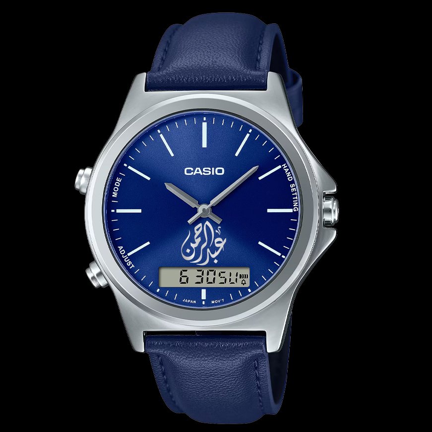 Big Circle Digital Blue Strap Casio Watch